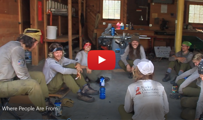 Rocky Mountain Conservation Corps Members