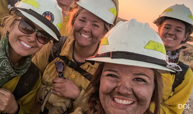 Department of Interior Wildland Firefighters