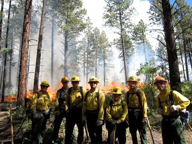 A Colorado Youth Corps Fire Crew